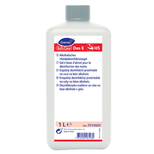 Soft Care H&auml;ndedesinfektion Des E H5, Flasche, 1 Liter