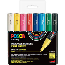 POSCA Pigmentmarker PC-1MC, 8er Etui
