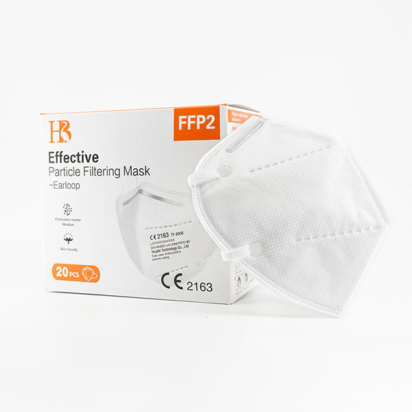 Atemschutzmaske FFP2 ISO 9001 weiss, CE2163 geprüft