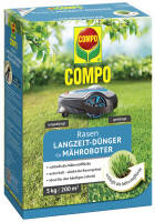 COMPO Rasenlangzeitdünger Mähroboter, 5 kg...