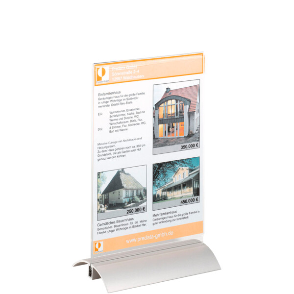 DURABLE Tischaufsteller PRESENTER, DIN A5, transparent