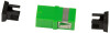 LogiLink LWL Kupplung, SC-Simplex APC, ohne Flansch, grün