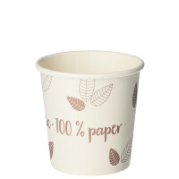 PAPSTAR Papp-Trinkbecher "pure" ZERO, 0,18 l, beige taupe