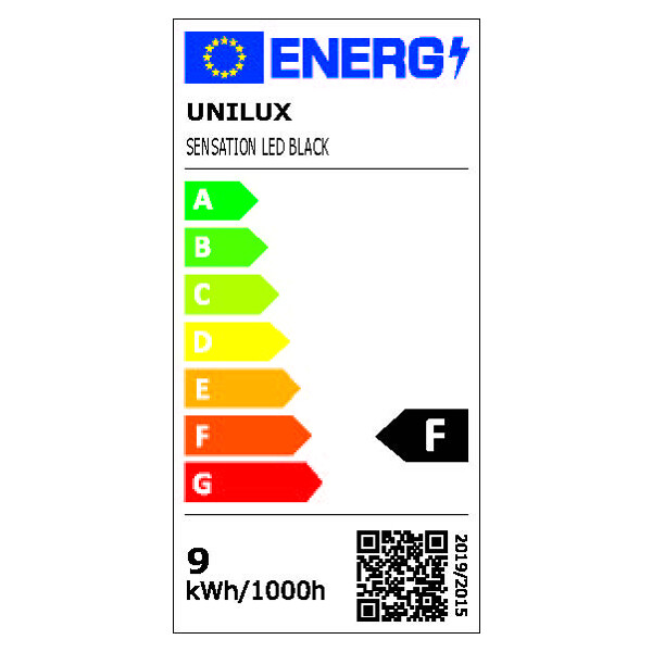 UNiLUX LED Energiespar-Tischleuchte SENSATION, schwarz