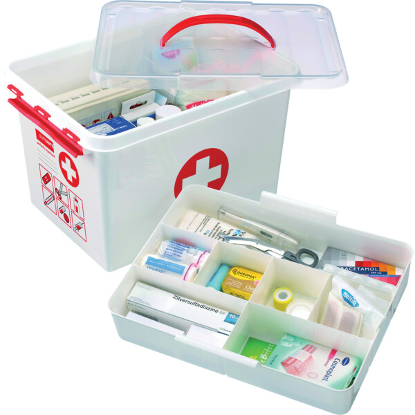 helit Aufbewahrungsbox "the q-line" - Erste Hilfe, 22 Liter