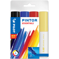 PILOT Pigmentmarker PINTOR, broad, 4er Set...