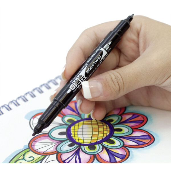 Tombow Doppel-Fineliner MONO twin, blau