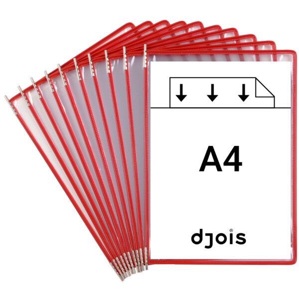 djois by tarifold Drehzapfentafel, DIN A3, rot