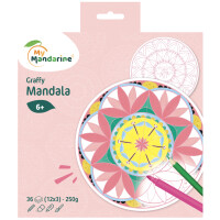 My Mandarine Malbuch "Graffy Pop Mandala", Girl