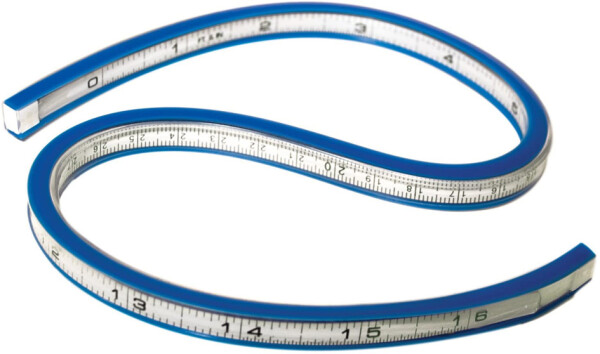 WESTCOTT Flexibles Kurvenlineal, Länge: 400 mm (16")