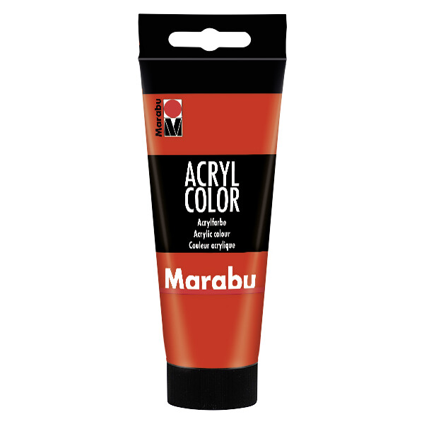 Marabu Acrylfarbe Acryl Color, 100 ml, zinnoberrot 006
