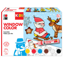 Marabu KiDS Window Color Set "Christmas", 6 x...