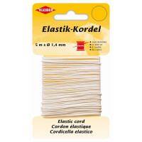 KLEIBER Elastik-Kordel, 1,4 mm x 5 m, schwarz