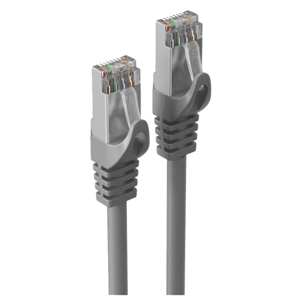 shiverpeaks Patchkabel Kat. 6A, U UTP, 15,00 m, grau