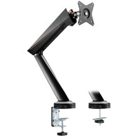 LogiLink Gaming Monitorarm, Armlänge: 480 mm, schwarz