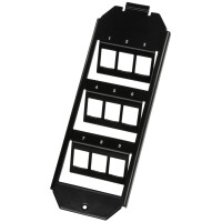 LogiLink Bodentankhalter, 3-fach, für 9 Keystone Module