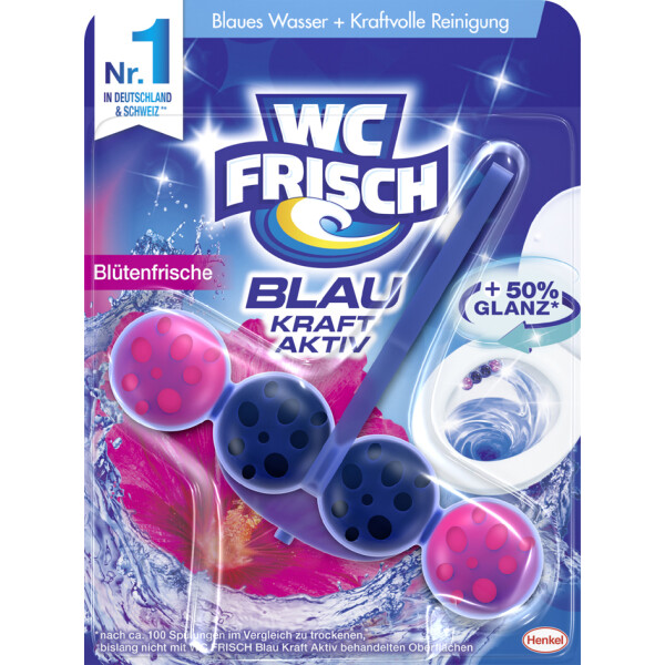 WC Frisch BLAU AKTIV WC-Reiniger -Duftsp&uuml;ler Ozeanfrische