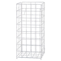 TORK Abfallkorb, Drahtgestell, 60 Liter, weiß