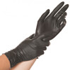 HYGOSTAR Latex-Handschuh "DIABLO", S, schwarz, puderfrei