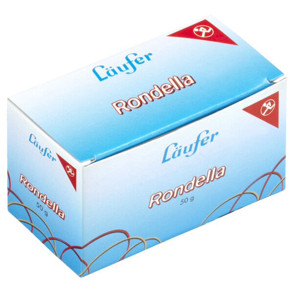 L&auml;ufer Gummiringe RONDELLA im Karton, rot, 25 mm, 100 g