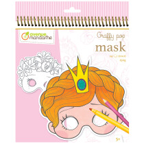 avenue mandarine Maskenmalbuch "Girl"