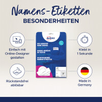 AVERY Zweckform Laser-Namens-Etiketten, 85 x 50 mm, oval
