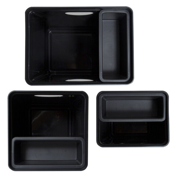 plast team Deckel AVEDORE, f&uuml;r 15 Liter M&uuml;lleimer, schwarz