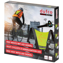 dufco sport Fahrradweste mit LED Signal, hellgrün...