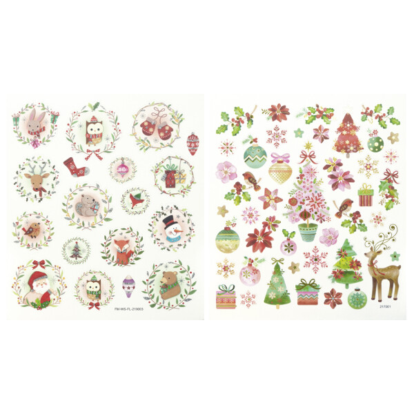 folia Weihnachts-Sticker Charming Christmas III