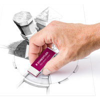 STAEDTLER Kunststoff-Radierer Mars plastic colour, Display