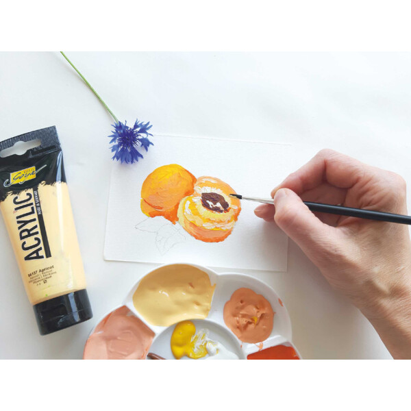 KREUL Acrylfarbe SOLO Goya Acrylic, zinnoberrot hell, 100 ml