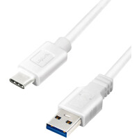 LogiLink USB 3.2 Kabel, USB-A - USB-C Stecker, 0,5 m,...