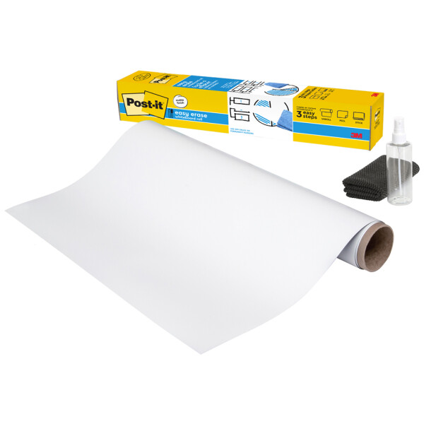 Post-it Whiteboard-Folie Easy Erase, 914 x 1.220 mm, Rolle
