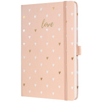 sigel Notizbuch Jolie Beauty "Rose Love", A5