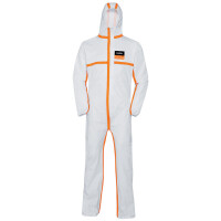 uvex Einweg-Schutzanzug 4B, weiß orange, XXL