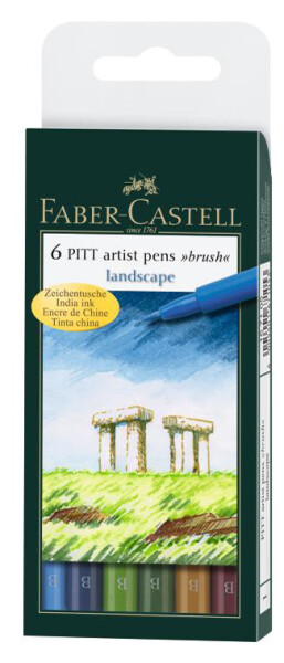 FABER-CASTELL Tuschestift PITT artist pen, Etui "Portrait"