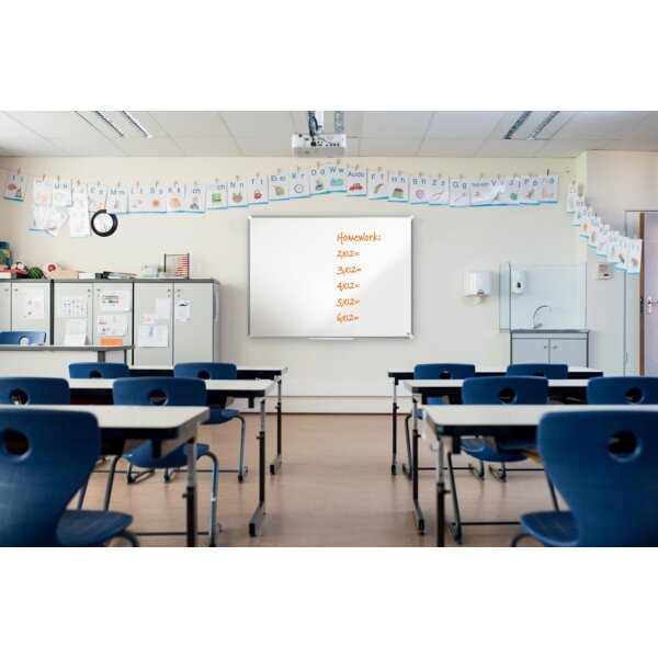 nobo Wei&szlig;wandtafel Premium Plus Emaille, (B)900 x (H)600 mm