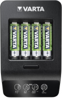 VARTA Ladegerät LCD Smart Charger+, inkl. 4x Mignon AA Akkus