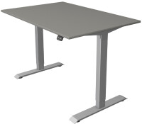 kerkmann Sitz-Steh-Schreibtisch Move 1, (B)1.600 mm, weiß