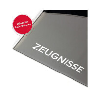 ROTH Zeugnismappe Duo, DIN A4, grau