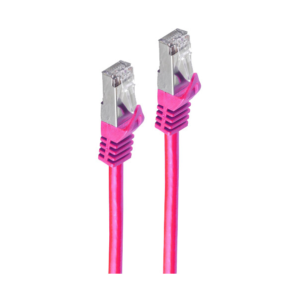 shiverpeaks Patchkabel Kat. 6A, U UTP, 0,25 m, weiß