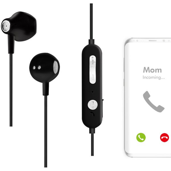 LogiLink Bluetooth 5.0 In-Ear Kopfh&ouml;rer, stereo, schwarz