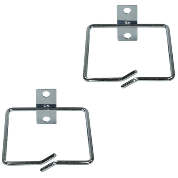 LogiLink Kabelf&uuml;hrungsb&uuml;gel-Set, Stahl, 40 x 80 mm, verzinkt