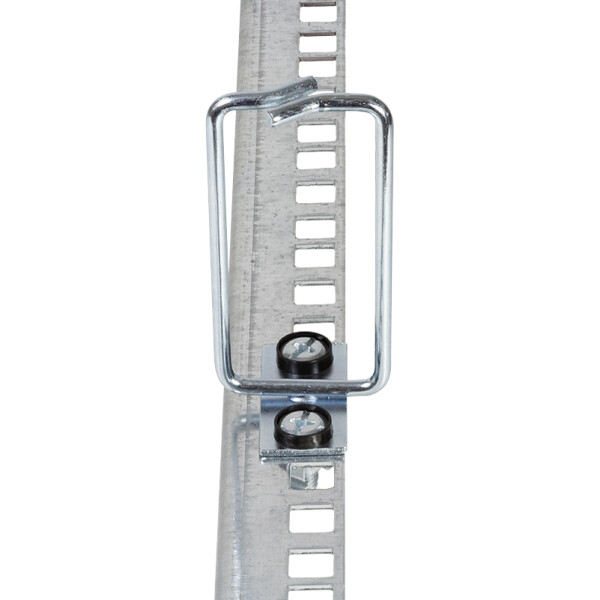 LogiLink Kabelf&uuml;hrungsb&uuml;gel-Set, Stahl, 40 x 80 mm, verzinkt