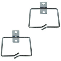 LogiLink Kabelführungsbügel-Set, Stahl, 40 x 80 mm, verzinkt
