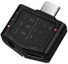 LogiLink USB-C - Audio-Adapter mit EQ & PD, schwarz