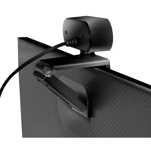 LogiLink HD-USB-Webcam mit Mikrofon, schwarz