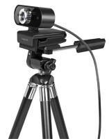 LogiLink HD-USB-Webcam mit Mikrofon, schwarz
