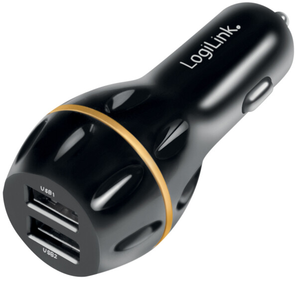 LogiLink USB-KFZ-Ladegerät, 2-fach