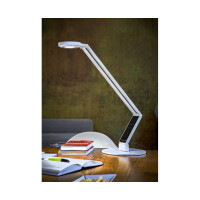 LUCTRA LED-Tischleuchte TABLE RADIAL BASE, silber